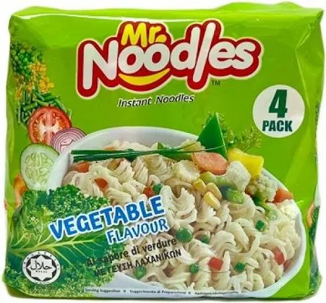 MR.NOODLES VEGETABLE 4PC PACK