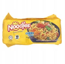 MR NOODLES CURRY 10PC PACK 60G