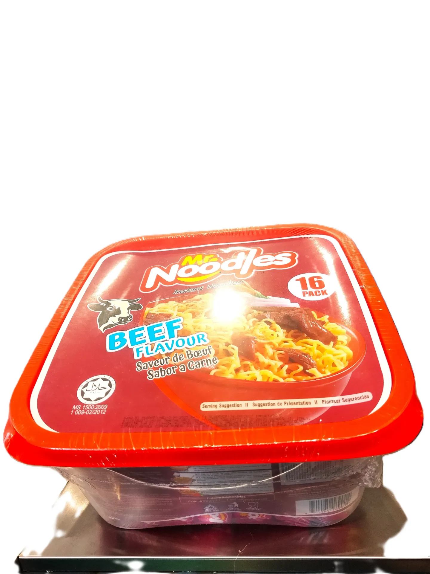 MR NOODLES BEEF 16PC BOX 70G
