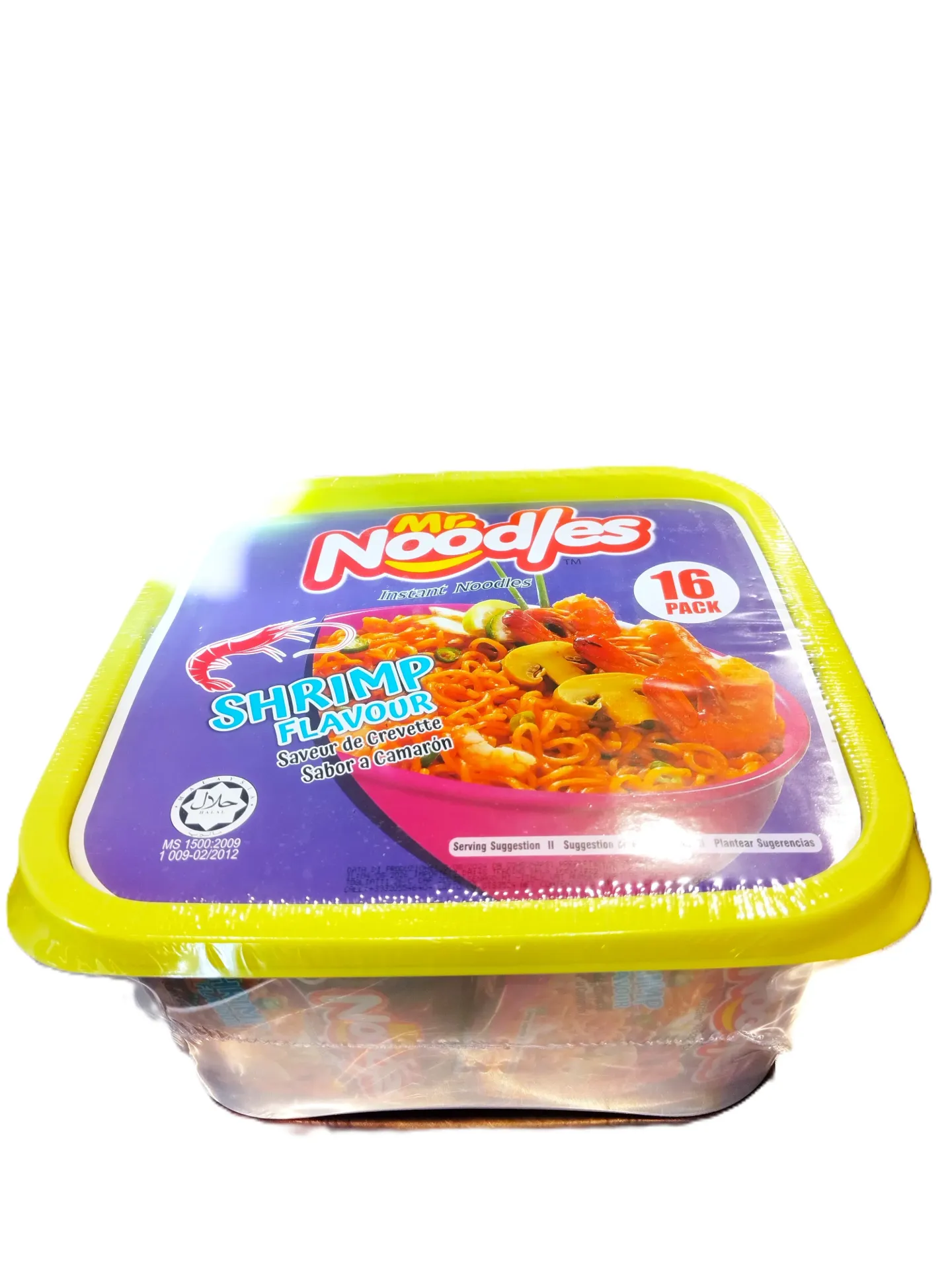 MR NOODLES SHRIMP 16PC BOX