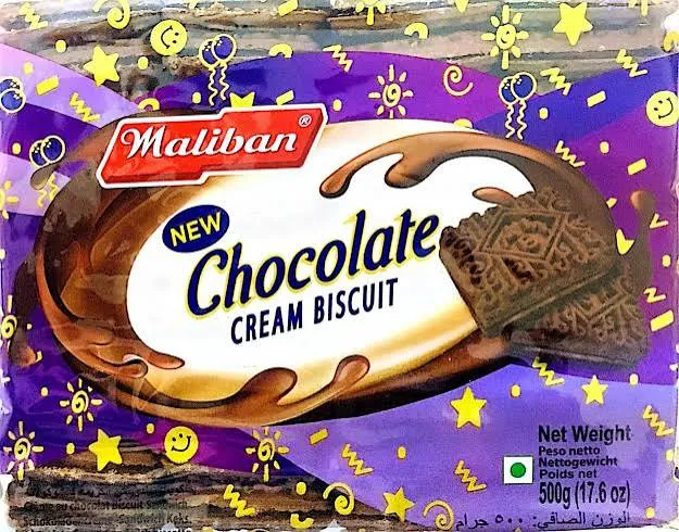 MALIBAN CHOCOLATE CREAM BISCUIT 500G