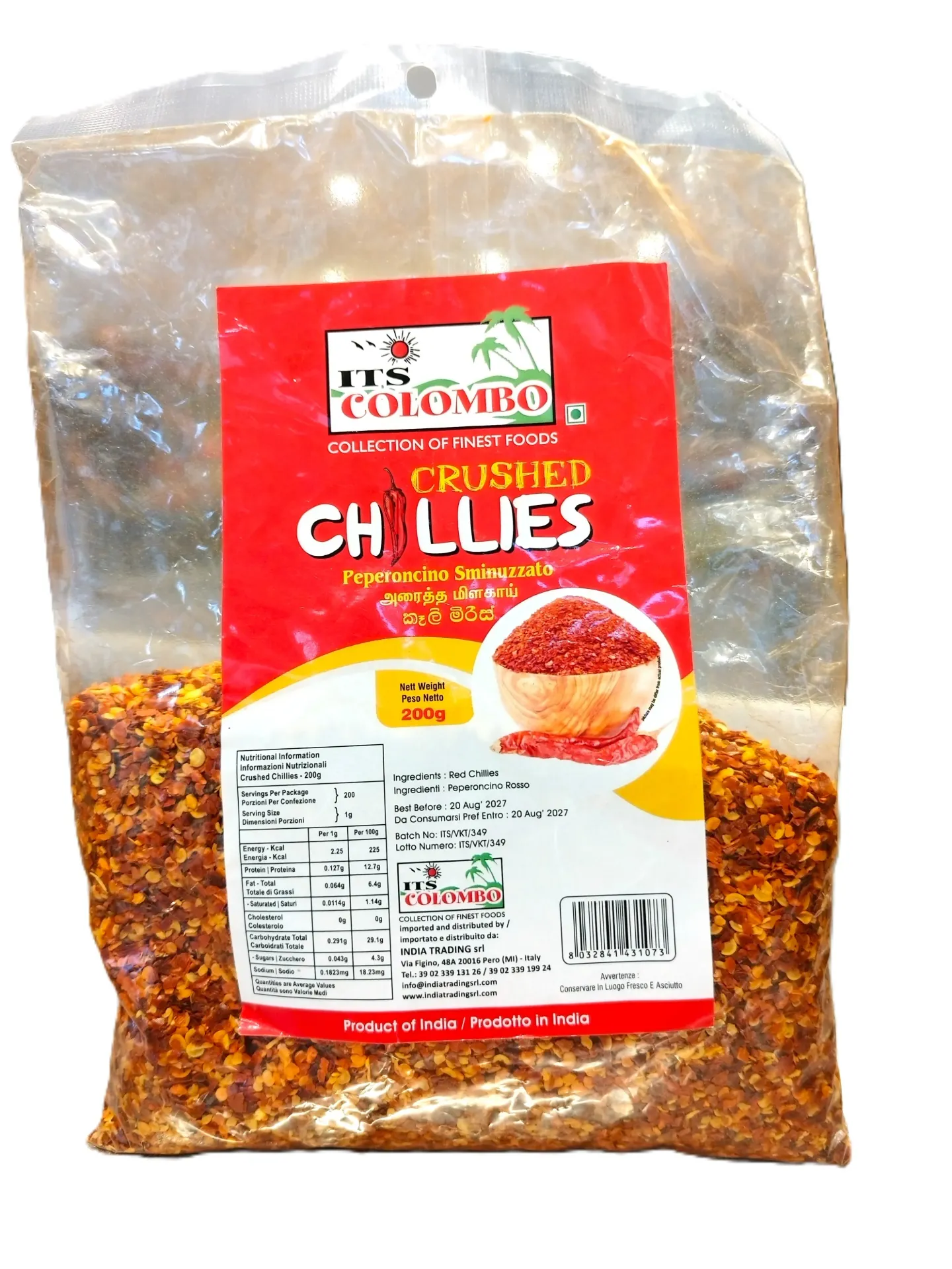 ITS Colombo Crushed Chilli 200g
