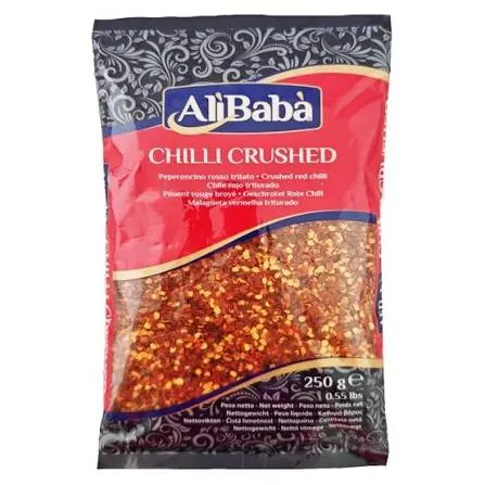 CHILLI CRUSHED ALIBABA 250GR