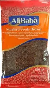 BROWN MUSTARD SEEDS ALIBA 100G