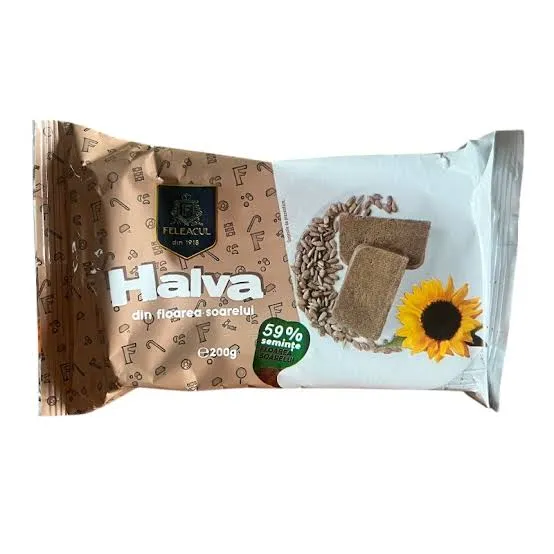 [000723. DAN. SPF. ROM.] FELEACUL HALVA SIMPLA 200G