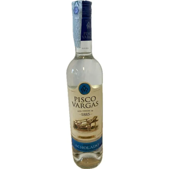 [PELI0004. BRG. LTN. LOW.] PISCO VARGAS ACHOLADO 700ML ACL 40% VOL