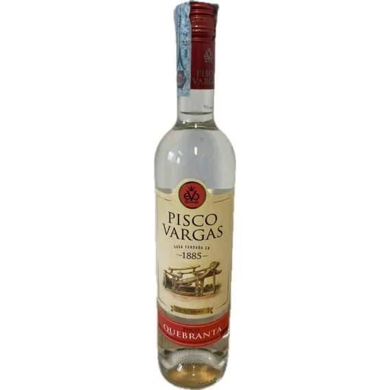 [PELI0002. BRG. LTN. LOW.] PISCO VARGAS QUEBRANTA 700ML ACL 40% VOL