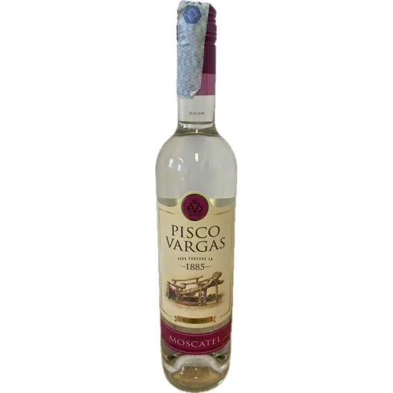 [PELI0006. BRG. LTN. LOW.] PISCO VARGAS MOSCATEL 700ML ACL 40% VOL