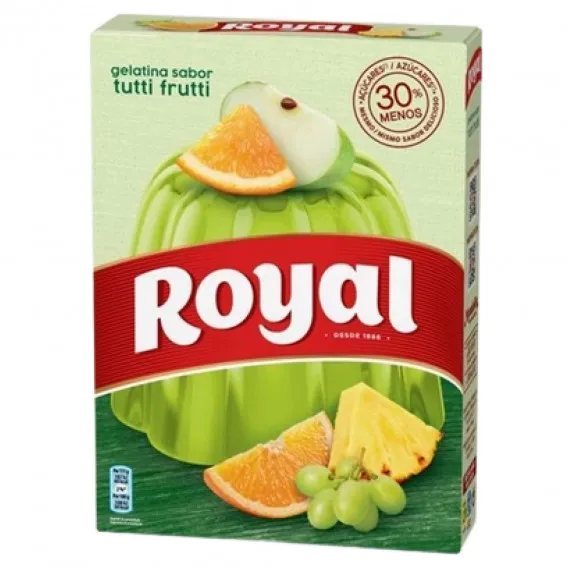 [BRSN0039. BRG. LTN. LOW.] ROYAL TUTTI FRUTTI GELATINA 114G