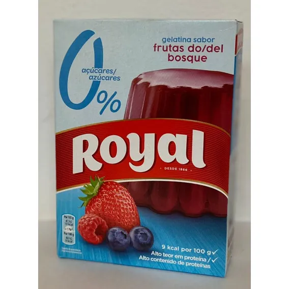 [BRSN0034. BRG. LTN. LOW.] ROYAL FRUTTI DEL BOSQUE GELATINA 31G