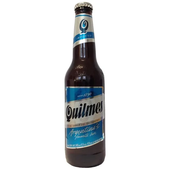 [ARBR0001. BRG. LTN. MED.] BIRRA QUILMES CLASICA 340ML ACL 4.9%VOL