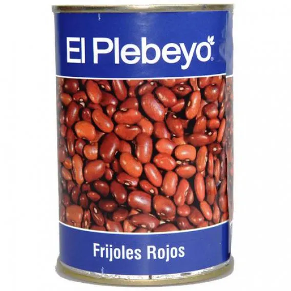 [PECP0037. BRG. LTN. LOW.] FRIJOLES ROJOS EL PLEBEYO 400G