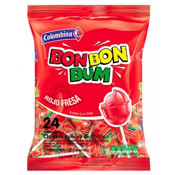 [COSN0163. BRG. LTN. LOW.] BON BON BUM STRAWBERRY 408G