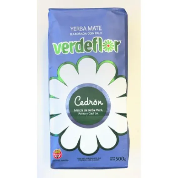 [ARBI0029. BRG. LTN. LOW.] YARBA MATE VERDEFLOR CEDRON 500G