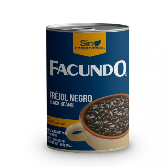 [ECCP0020. BRG. LTN. LOW.] FACUNDO FREJOL NEGRO 425G