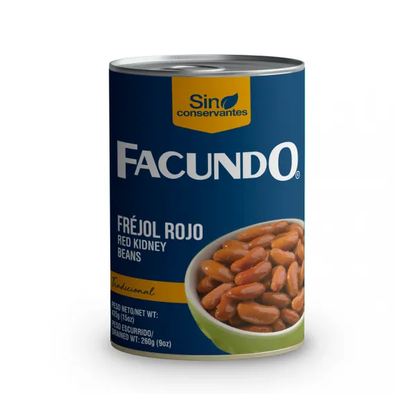 [ECCP0019. BRG. LTN. LOW.] FACUNDO FREJOL ROJO 425G