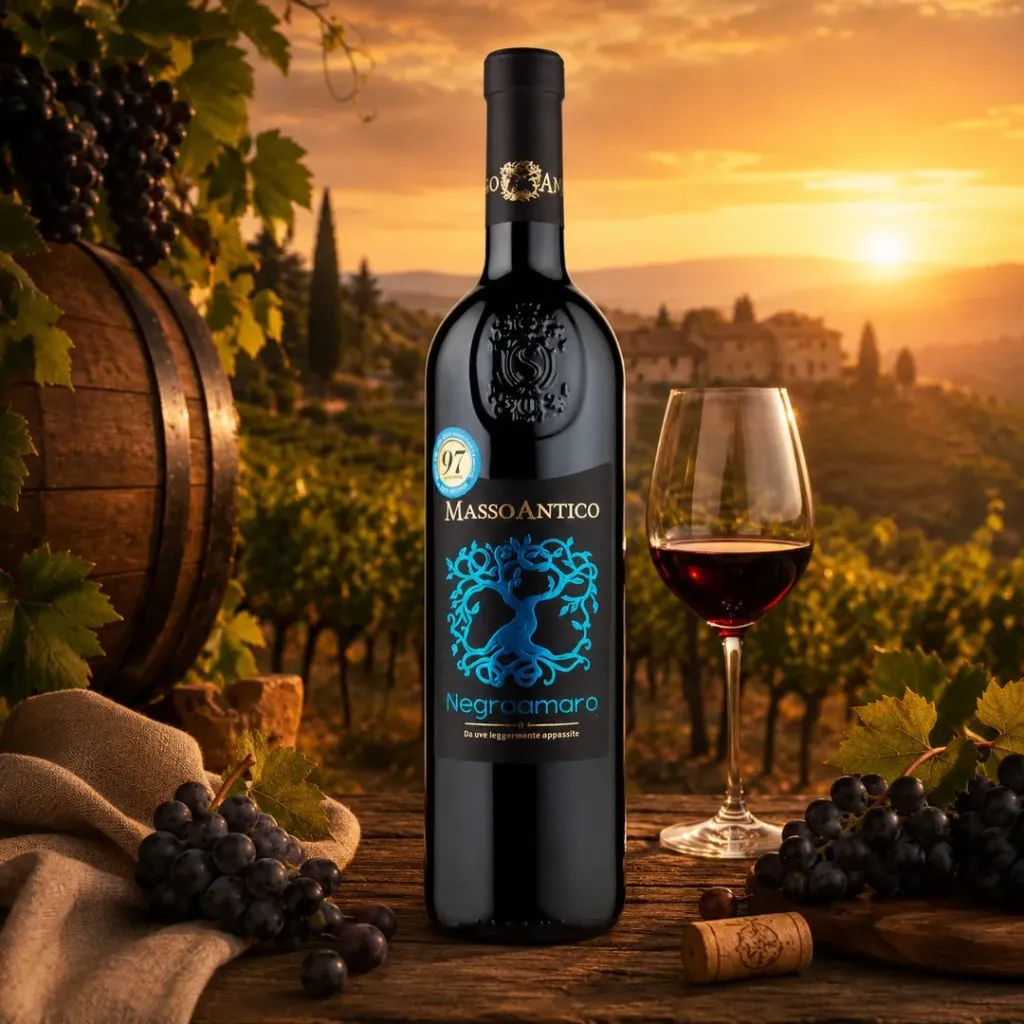 [ALCO. HIG. C&C.] MASSO ANTICO NEGROAMARO 14%VOL 75CL