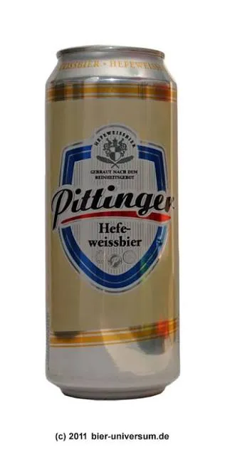 BIRRA PITTINGER HEFE-WEISSBIER ALC 5.3% VOL