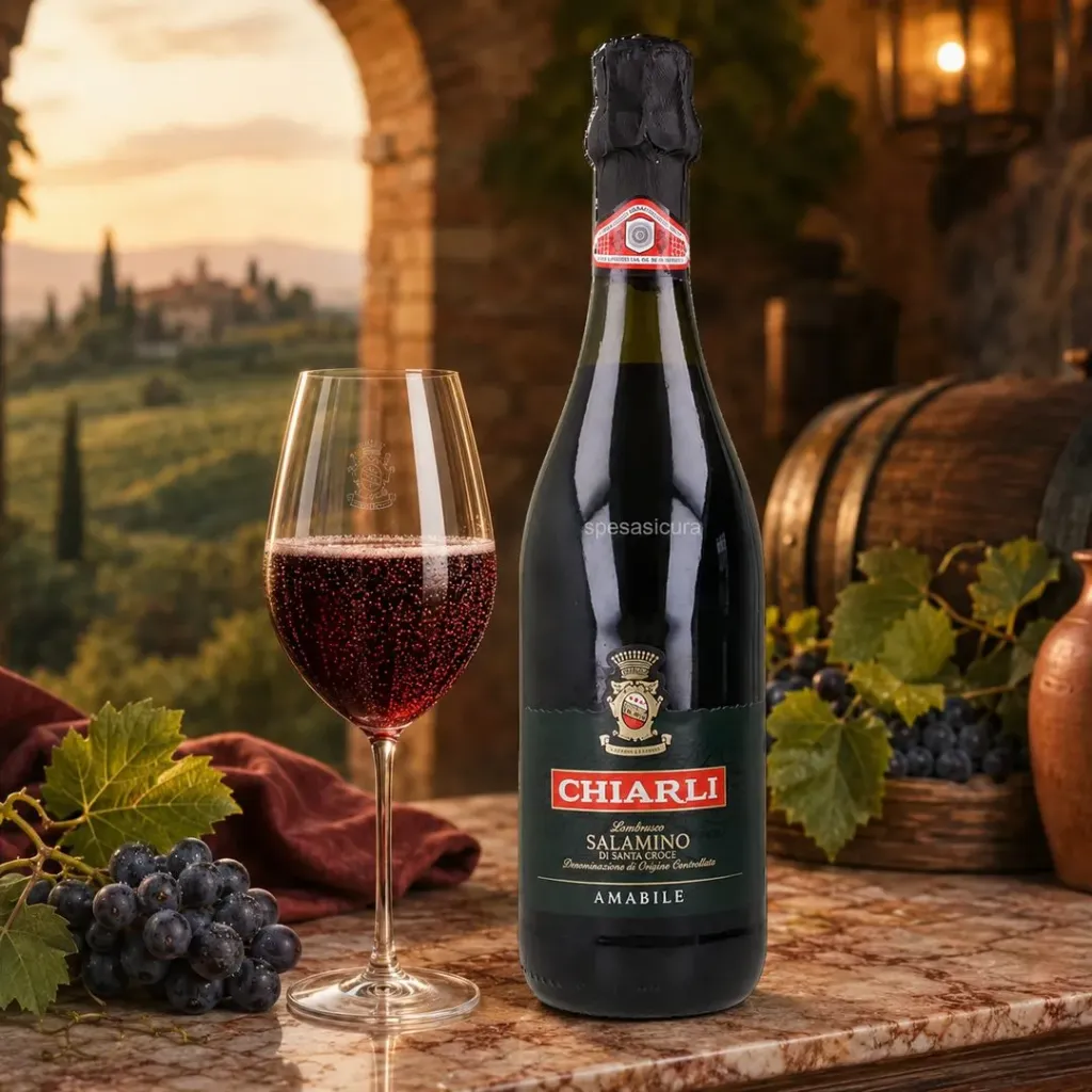 [ALCO. HIG. C&C.] Chiarli Lambrusco Salamino di Santa Croce Amabile 7.5%Vol 750ml