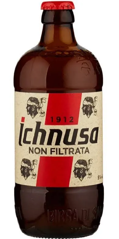 Birra ichnusa Non Filtata 5%Vol 33 cl