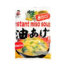 INSTANT MISO SOUP 8 INDIVIDUAL SERVINGS FRIED BEAN CURD