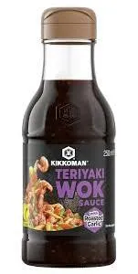 TERIYAKI WOK SAUCE WITH ROASTED GARLIC KIKKOMAN 250ML