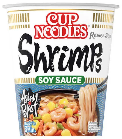 [UNI. HIG. CHIS24] Nissin Cup Noodles Shrimps Soy Sauce 63g
