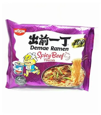 Nissin Spicy Beef Demae Ramen 100g