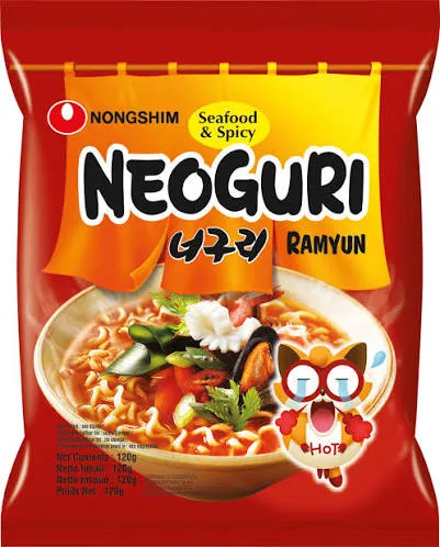 Nongshim Seafood & Spicy Neoguri Ramyun 120g