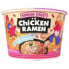 [UNT. HIG. KKS005] Korean Street Spicy Carbonara Chicken Ramen Cup 106g