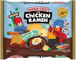 Korean Street Korean Bbq Chicken Ramen 128g