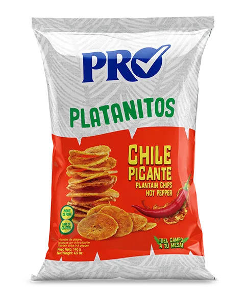 PRO PLATANO CHIPS CHILI PICANTE 70,9g