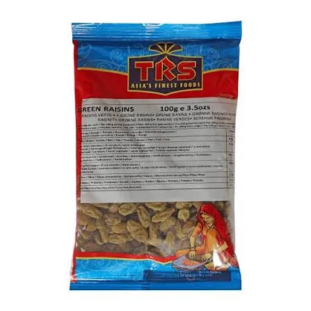 GREEN RAISINS TRS 100G