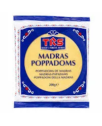 MADRAS POPPADOMS TRS 200G