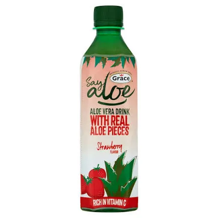 GRACE ALOE VERA DRINK STRAWBERRY 500ML