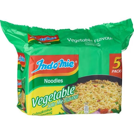 INDOMIE NOODLES VEGETABLE FLA 5X75G