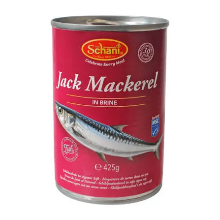 JACK MACKEREL IN BRINE SCHANI 425G