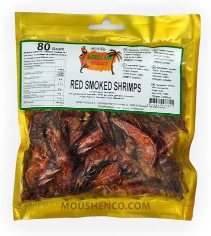 RED SMOKED SHRIMPS TEST OF AFRICA 80G