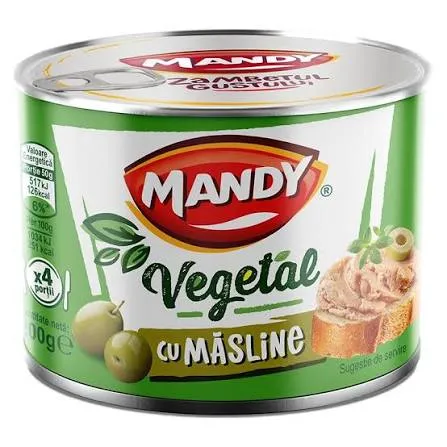 MANDY VEGETAL CU MASLINE 200G