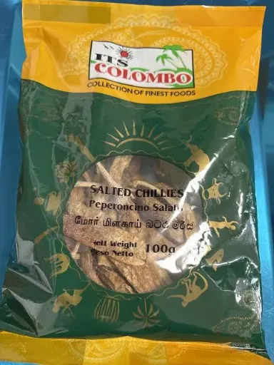 SALTED CHILLIES ITS COLOMBO 100G