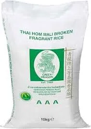 AAA. THAI ELEPHANT VERDE 1 VOLTA BROKEN FRAGRANT RICE 18KG