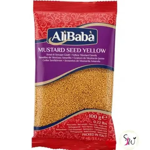 YELLOW MUSTARD SEEDS ALIBA 100G