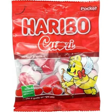 POCKET HARIBO CUORI 80G