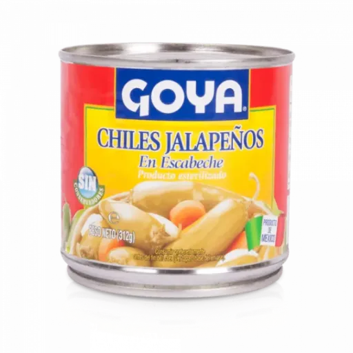 GOYA CHILES JALAPENOS EN ESCABECHE 312G