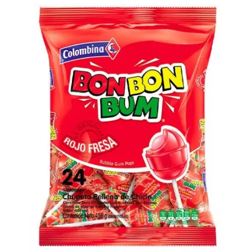 BON BON BUM STRAWBERRY 408G