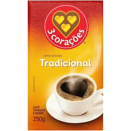 CAFE 3 CORACOES TRADICIONAL 250G