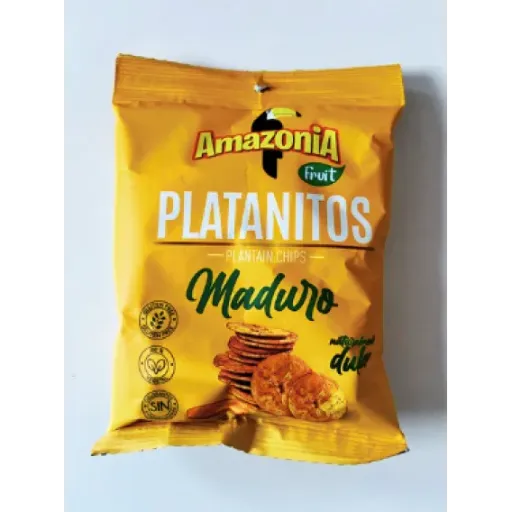 PLATANITOS AMAZONIA CHIPS DULCE 75G