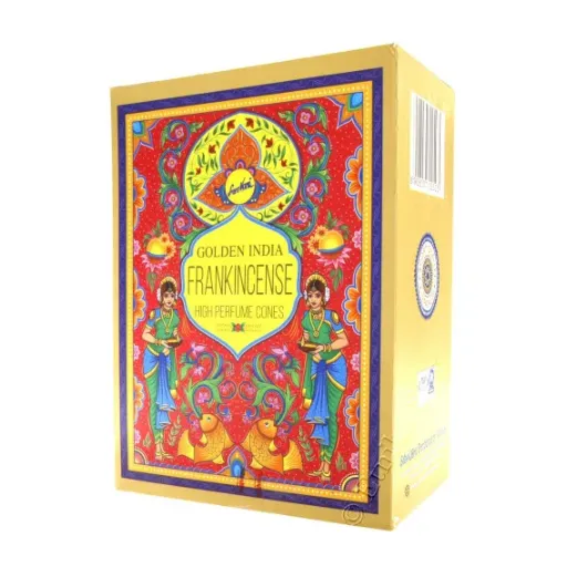 GOLDEN FRANKINCENSE PERFUME CONES 10PC