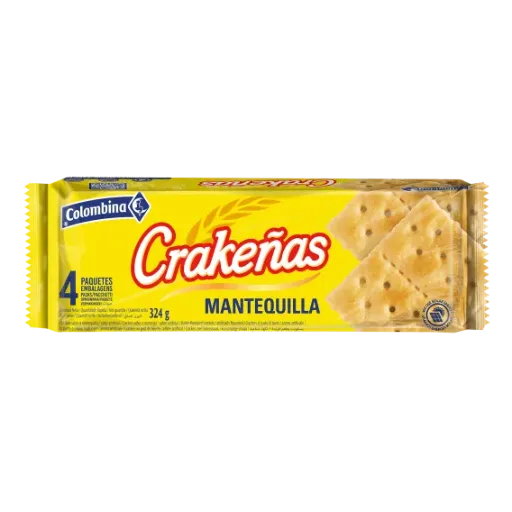 CRAKENAS MANTEQUILLA COLOMBINA 324G
