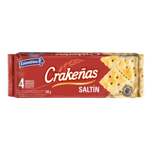 CRAKENAS SALTIN COLOMBINA 300G